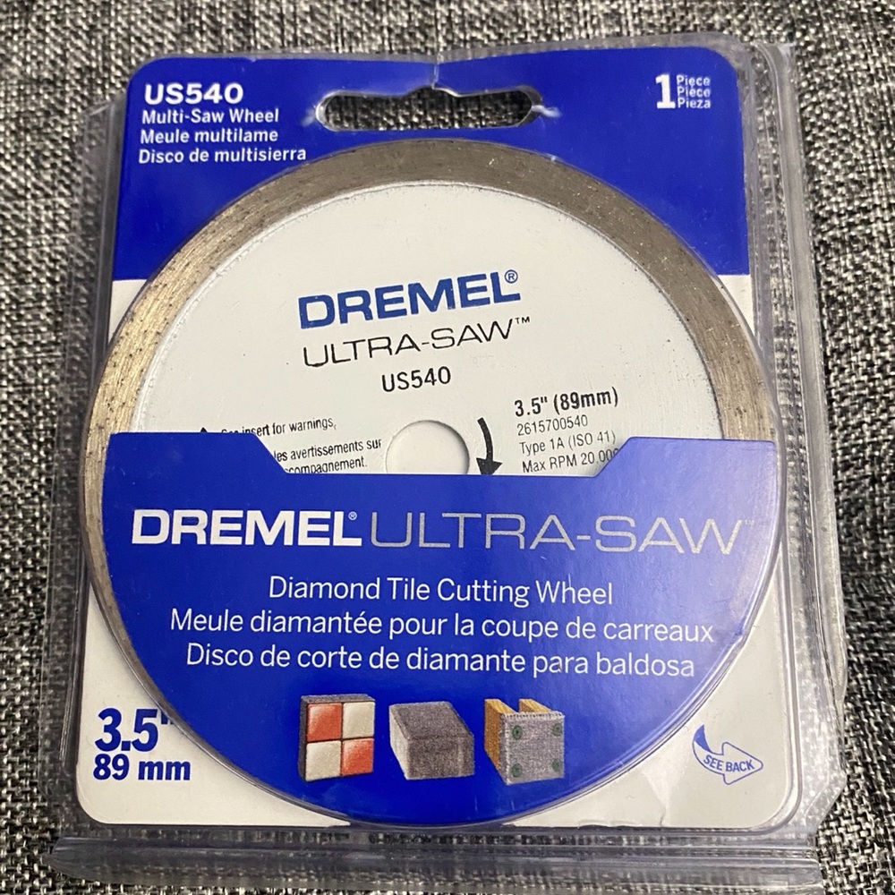 Dremel US540-01 Ultra-Saw 3.5-Inch Tile Diamond Blade